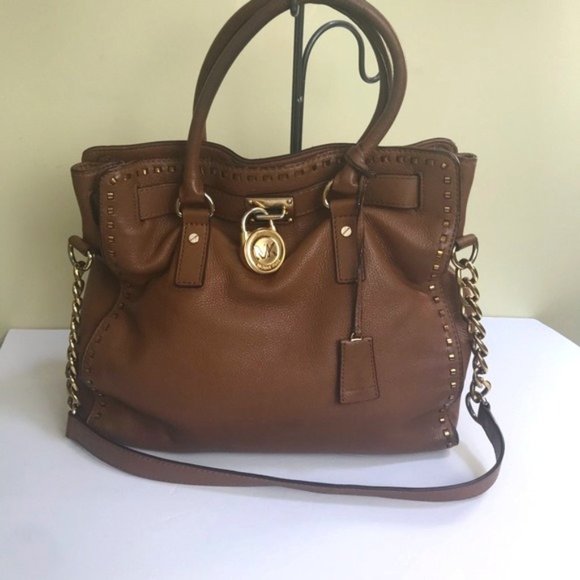 Michael Kors Large Hamilton Whipstitch Tote Bag - Picture 1 of 9